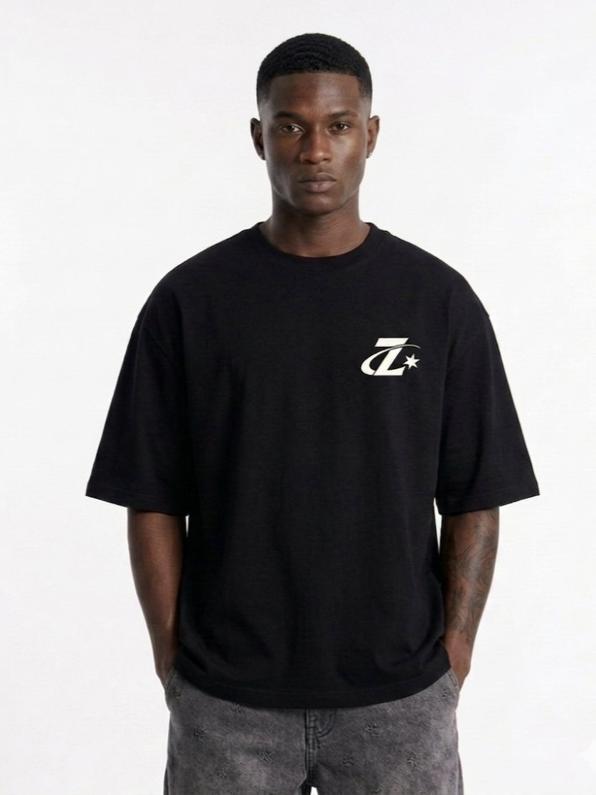 Camiseta Oversized COZAR - Manifesto Black